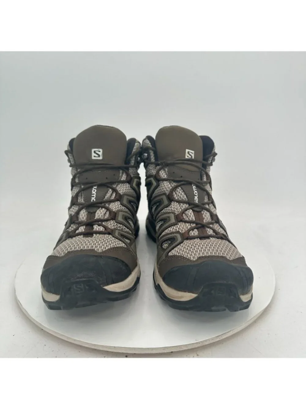 Salomon X Ultra Mid Men Size 10 401274 Brown Grey Contagrip Hiking Boot